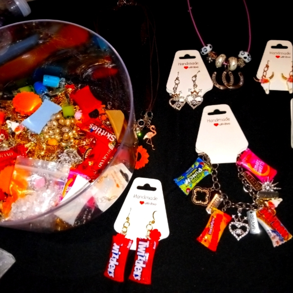 Handcrafted jewelry! One for 15 not all! See items in other closet posts